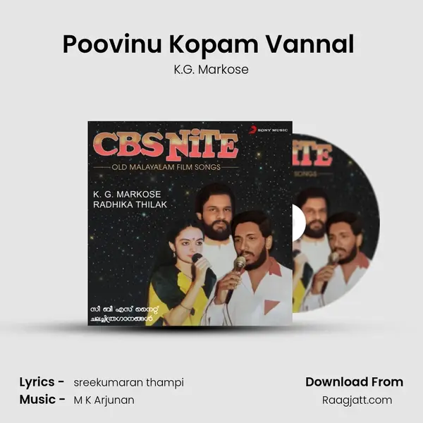 Poovinu Kopam Vannal (Live) mp3 song