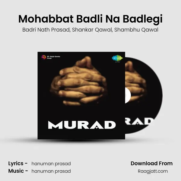 Mohabbat Badli Na Badlegi - Badri Nath Prasad album cover 