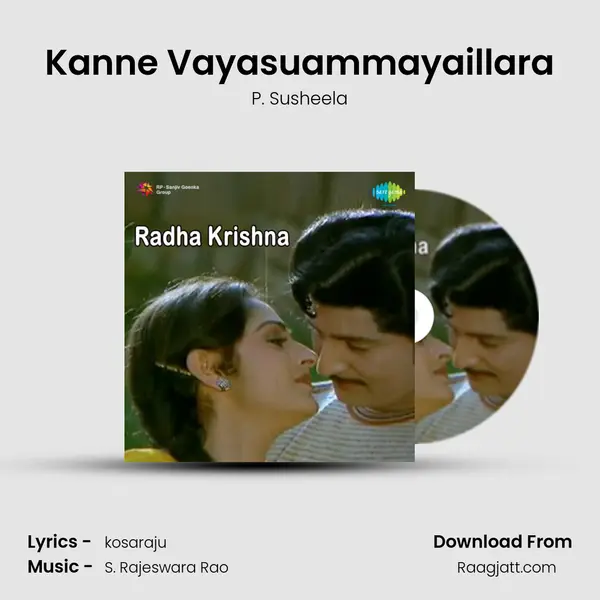 Kanne Vayasuammayaillara - P. Susheela album cover 