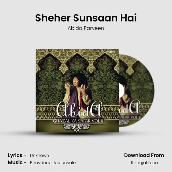 Sheher Sunsaan Hai - Abida Parveen album cover 