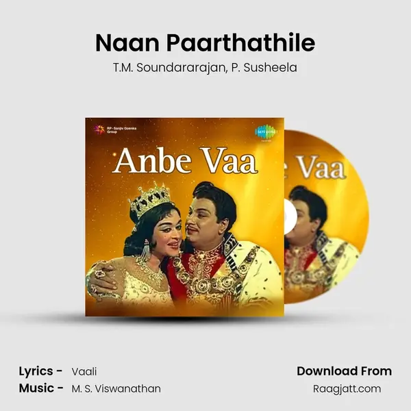 Naan Paarthathile - T.M. Soundararajan album cover 