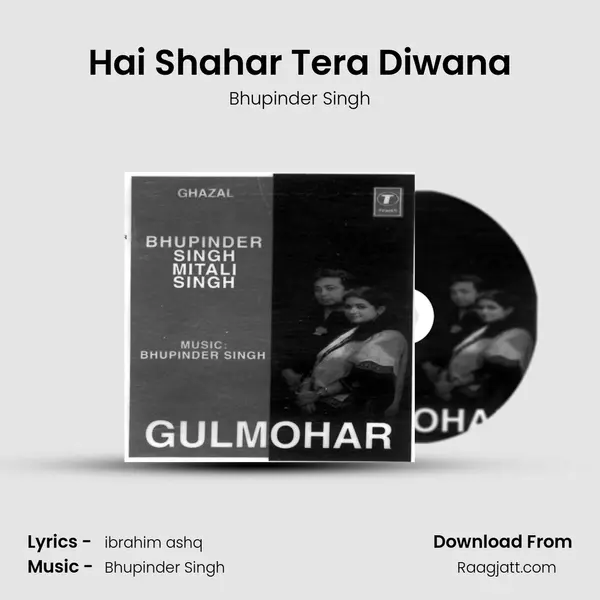 Hai Shahar Tera Diwana - Bhupinder Singh album cover 