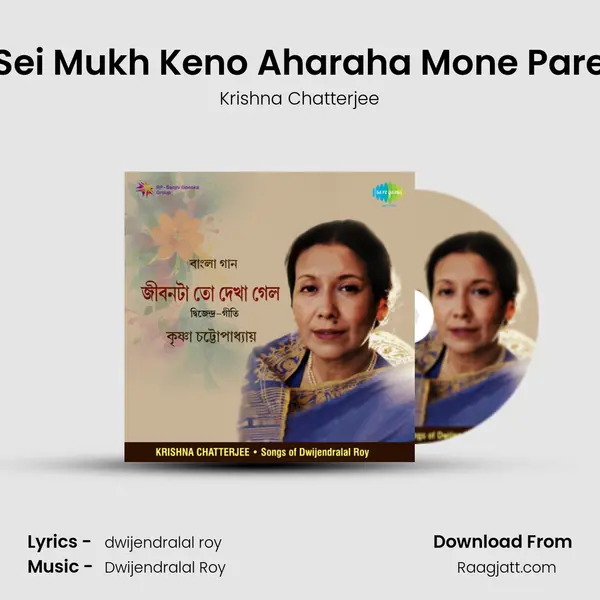 Sei Mukh Keno Aharaha Mone Pare - Krishna Chatterjee album cover 