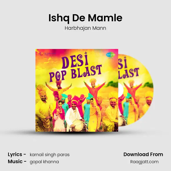 Ishq De Mamle - Harbhajan Mann album cover 