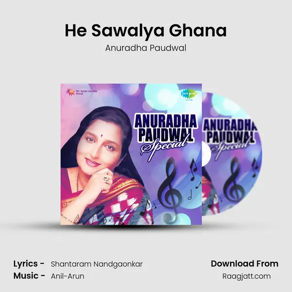 He Sawalya Ghana - Anuradha Paudwal album cover 