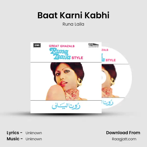 Baat Karni Kabhi - Runa Laila album cover 