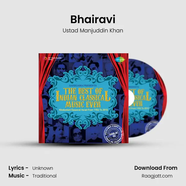 Bhairavi - Ustad Manjuddin Khan album cover 