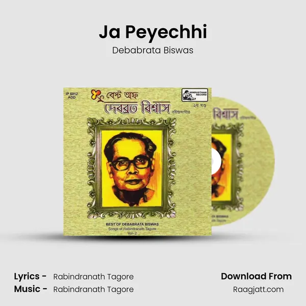 Ja Peyechhi - Debabrata Biswas album cover 