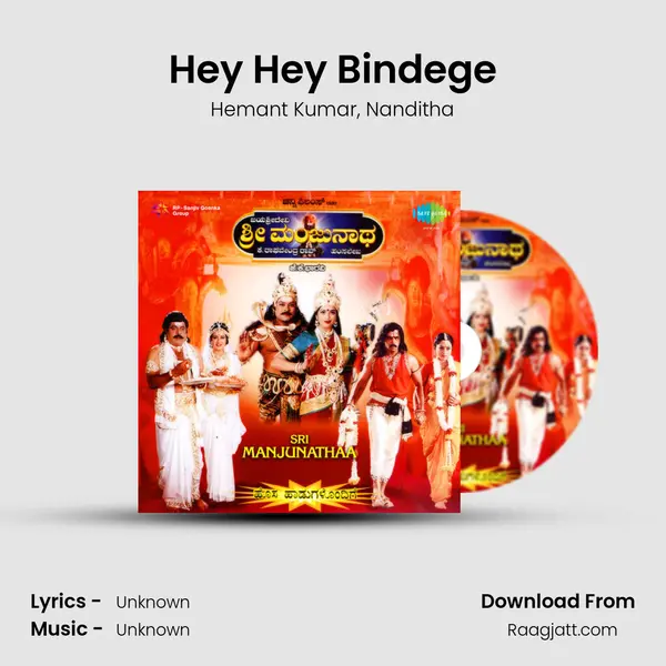 Hey Hey Bindege - Hemant Kumar album cover 