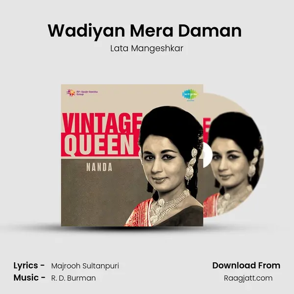 Wadiyan Mera Daman (Female) - Lata Mangeshkar album cover 