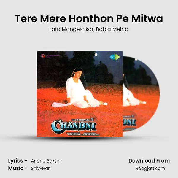 Tere Mere Honthon Pe Mitwa - Lata Mangeshkar album cover 