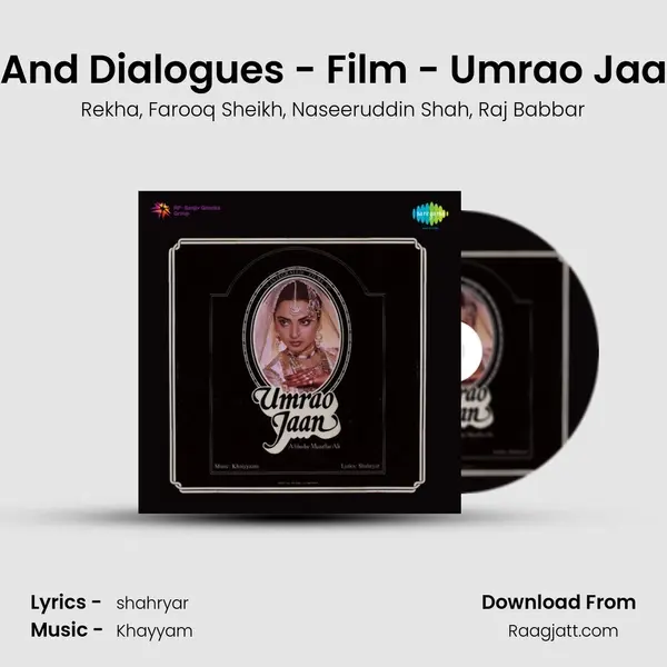 Songs And Dialogues - Film - Umrao Jaan- Pt. 1 - Rekha album cover 