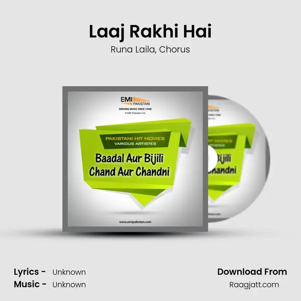 Laaj Rakhi Hai - Runa Laila album cover 