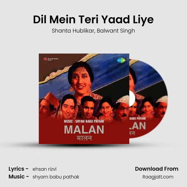 Dil Mein Teri Yaad Liye - Shanta Hublikar album cover 