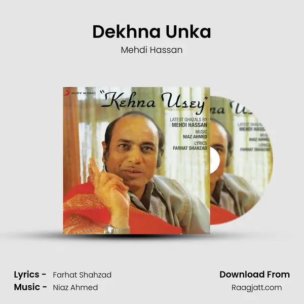 Dekhna Unka - Mehdi Hassan album cover 