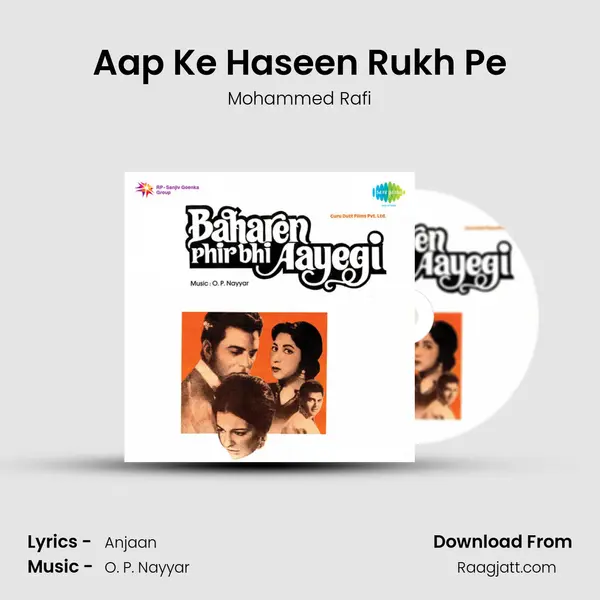 Aap Ke Haseen Rukh Pe - Mohammed Rafi album cover 