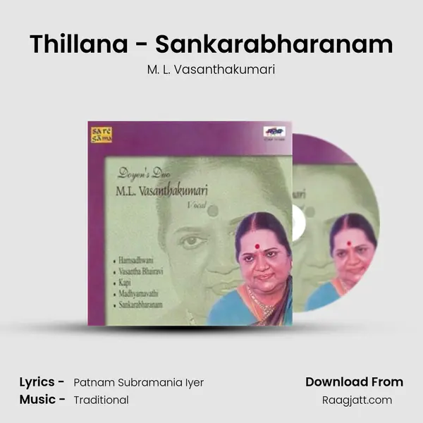 Thillana - Sankarabharanam - M. L. Vasanthakumari mp3 song