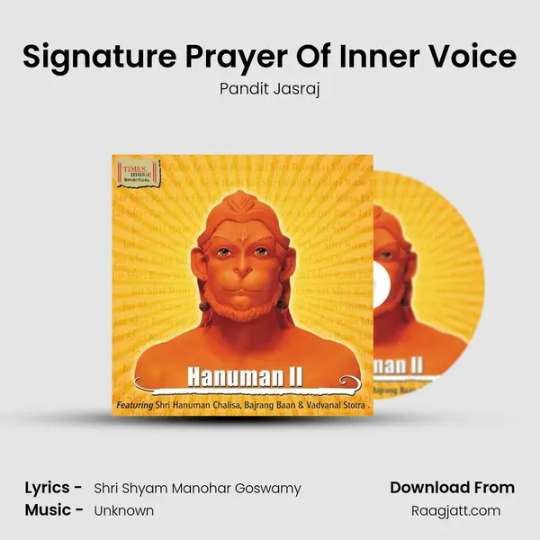 Signature Prayer Of Inner Voice - Pandit Jasraj album cover 