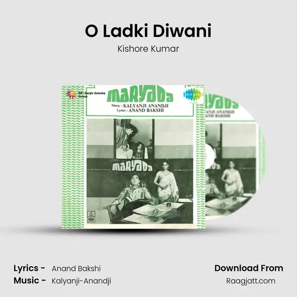 O Ladki Diwani - Kishore Kumar album cover 