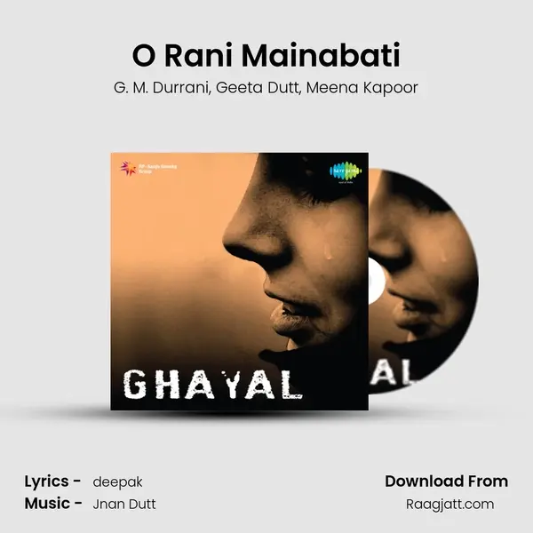 O Rani Mainabati - G. M. Durrani album cover 