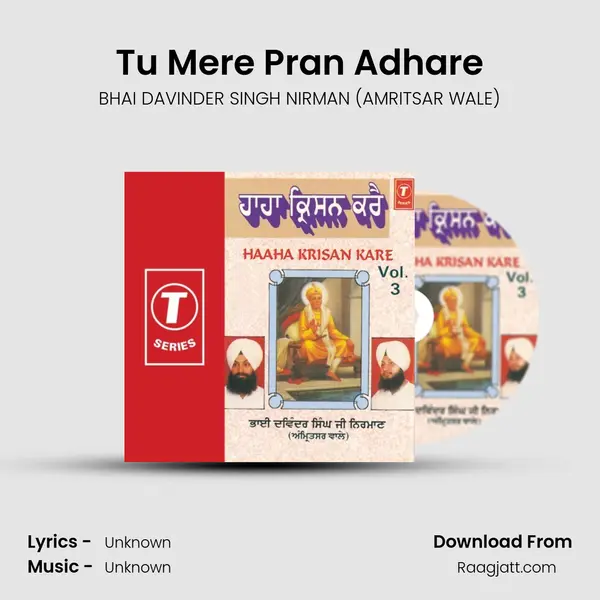 Tu Mere Pran Adhare - BHAI DAVINDER SINGH NIRMAN (AMRITSAR WALE) album cover 