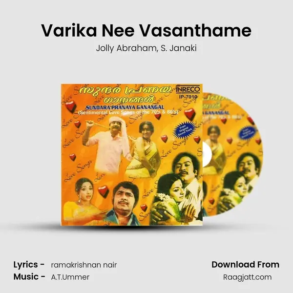 Varika Nee Vasanthame - Jolly Abraham album cover 