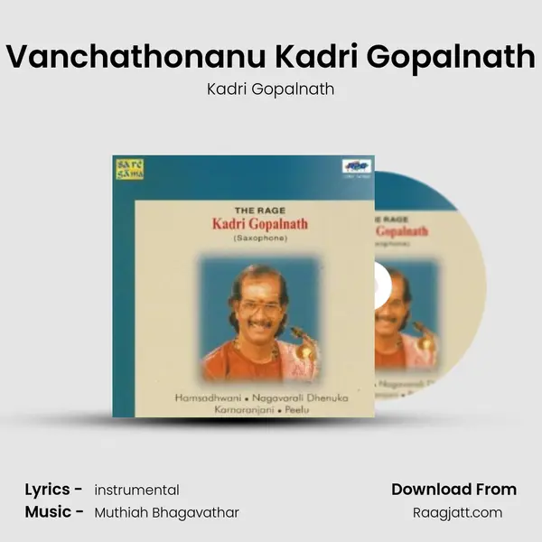 Vanchathonanu Kadri Gopalnath - Kadri Gopalnath album cover 