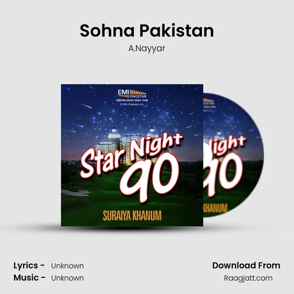 Sohna Pakistan - A.Nayyar album cover 