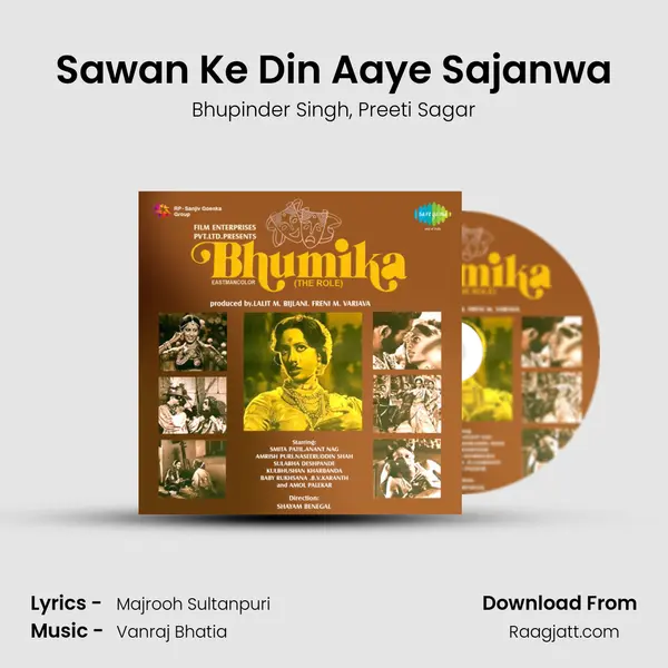 Sawan Ke Din Aaye Sajanwa - Bhupinder Singh album cover 