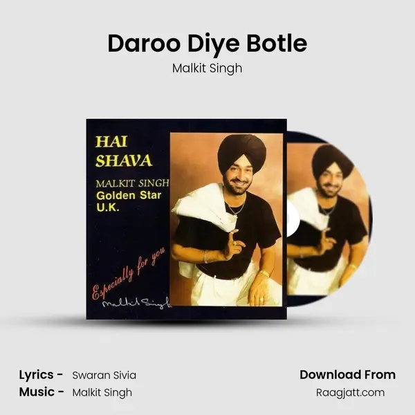 Daroo Diye Botle - Malkit Singh album cover 