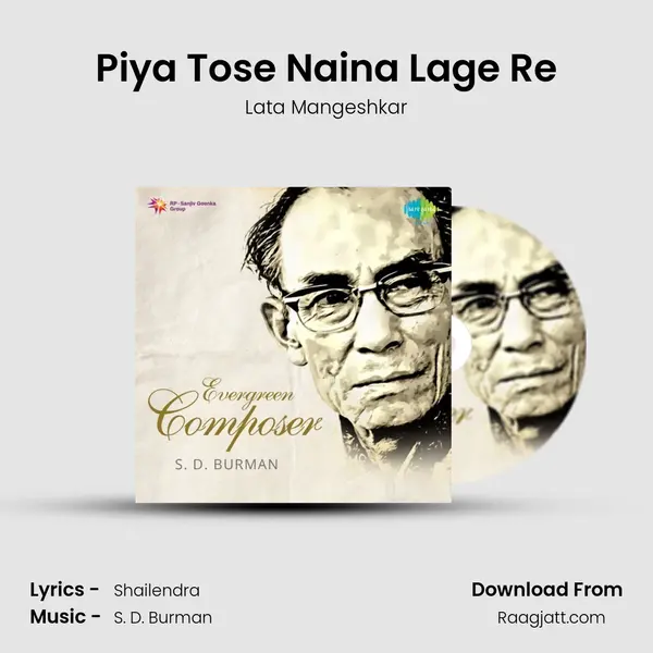 Piya Tose Naina Lage Re - Lata Mangeshkar album cover 