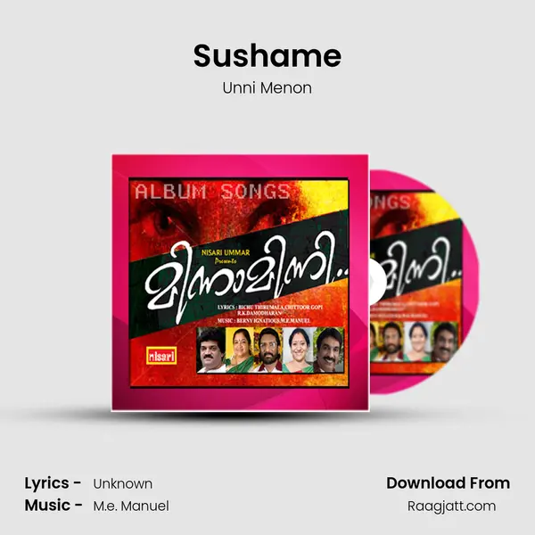 Sushame - Unni Menon album cover 