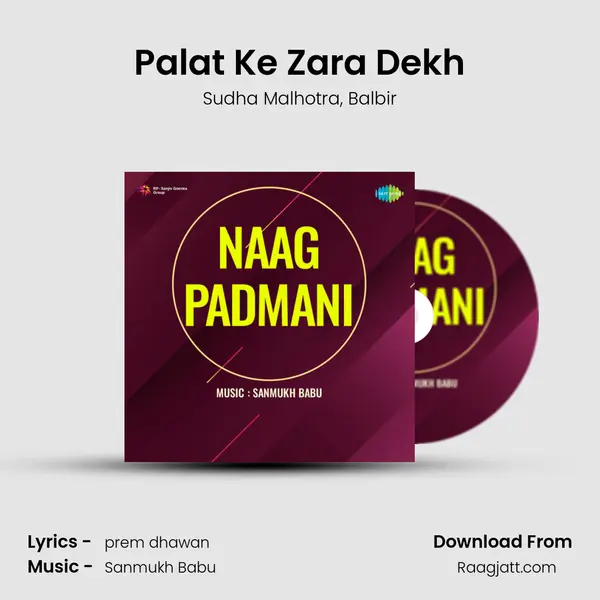 Palat Ke Zara Dekh - Sudha Malhotra album cover 