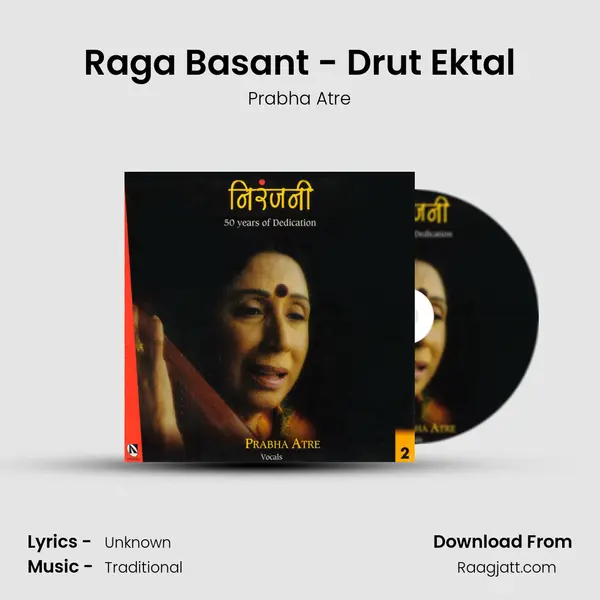 Raga Basant - Drut Ektal - Prabha Atre album cover 