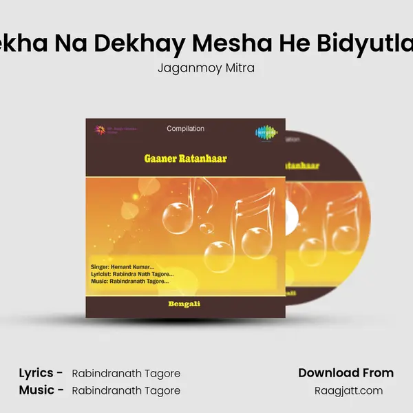 Dekha Na Dekhay Mesha He Bidyutlata - Jaganmoy Mitra album cover 