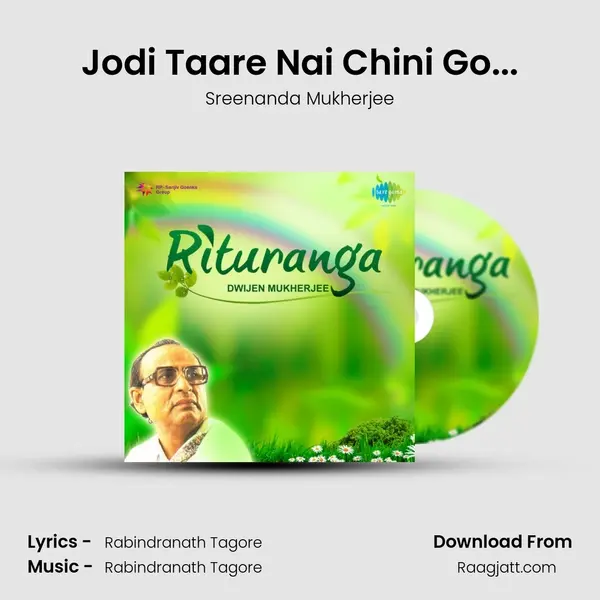 Jodi Taare Nai Chini Go... - Sreenanda Mukherjee album cover 