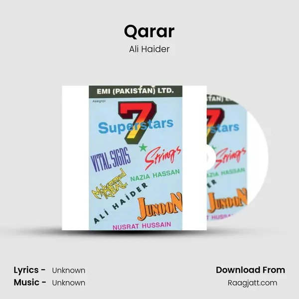 Qarar - Ali Haider album cover 