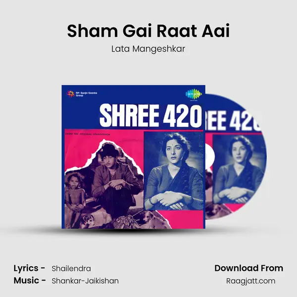 Sham Gai Raat Aai - Lata Mangeshkar album cover 