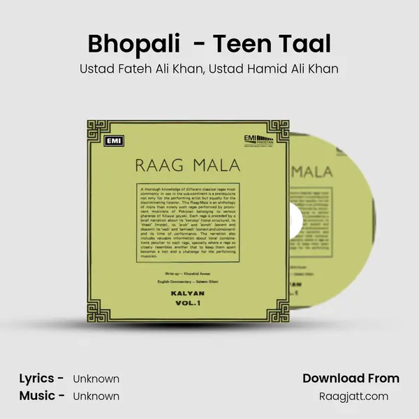 Bhopali (Tarana) - Teen Taal mp3 song