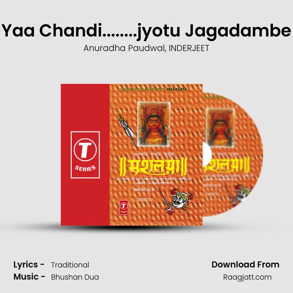 Yaa Chandi........jyotu Jagadambe - Anuradha Paudwal album cover 