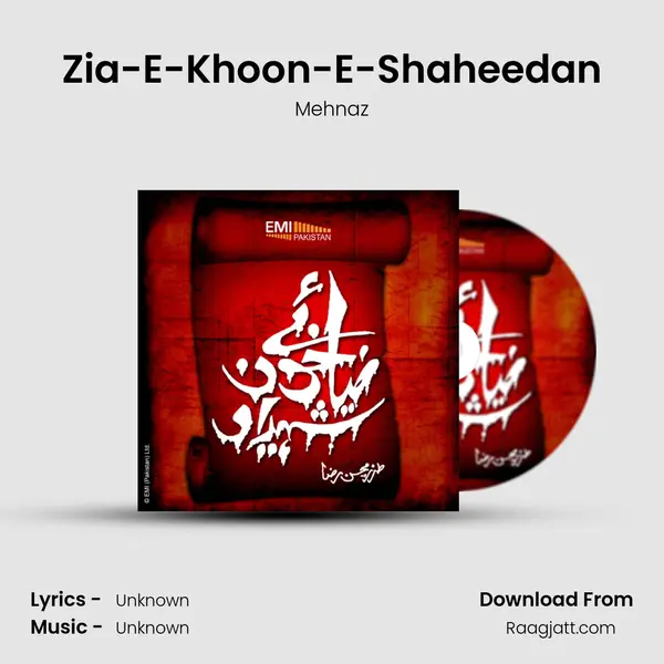 Zia-E-Khoon-E-Shaheedan - Mehnaz album cover 