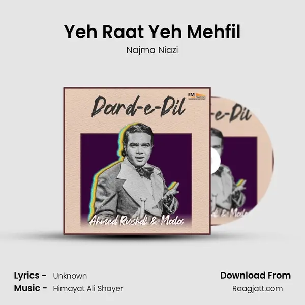 Yeh Raat Yeh Mehfil - Najma Niazi album cover 