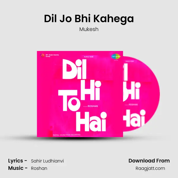 Dil Jo Bhi Kahega - Mukesh album cover 