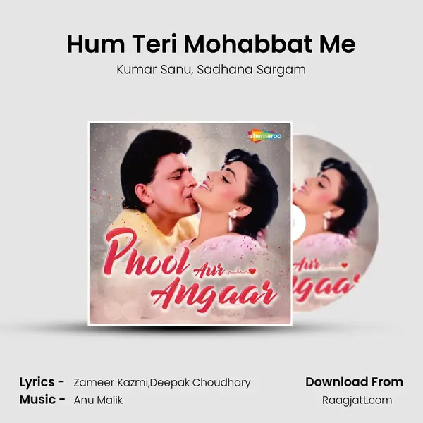 Hum Teri Mohabbat Me - Kumar Sanu album cover 