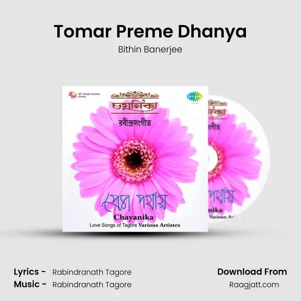 Tomar Preme Dhanya - Bithin Banerjee album cover 