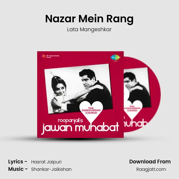 Nazar Mein Rang - Lata Mangeshkar album cover 