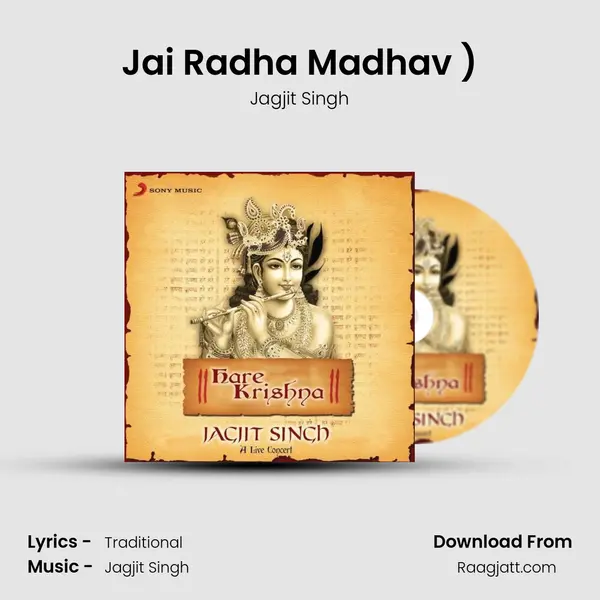 Jai Radha Madhav (Mahamantra - Hare Krishna...Raag Darbari (Live)) - Jagjit Singh album cover 