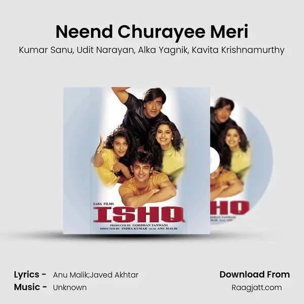 Neend Churayee Meri - Kumar Sanu album cover 