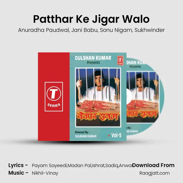 Patthar Ke Jigar Walo - Anuradha Paudwal album cover 