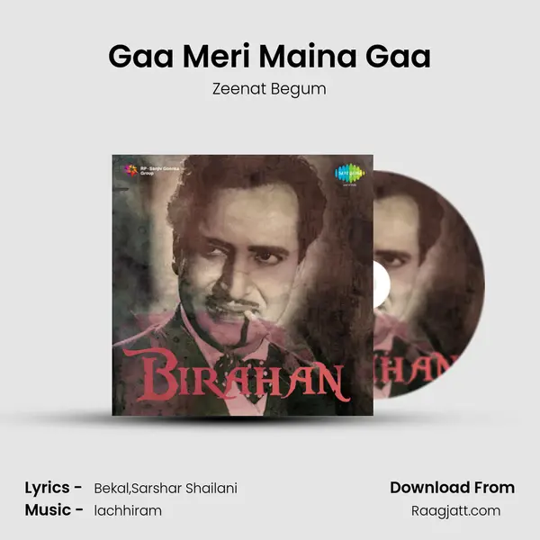 Gaa Meri Maina Gaa - Zeenat Begum album cover 